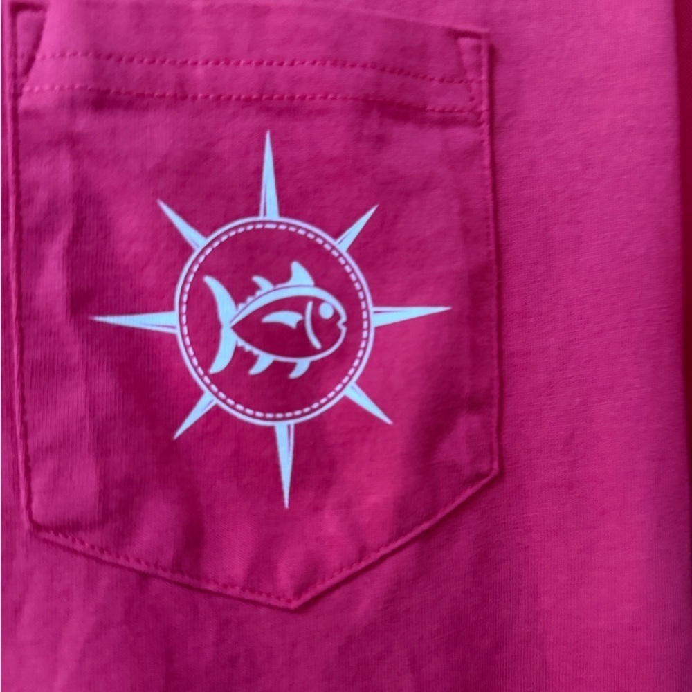 Southern Tide "Find Your Way Home" t-shirt in pink like new size xs Cotton - Picture 3 of 6